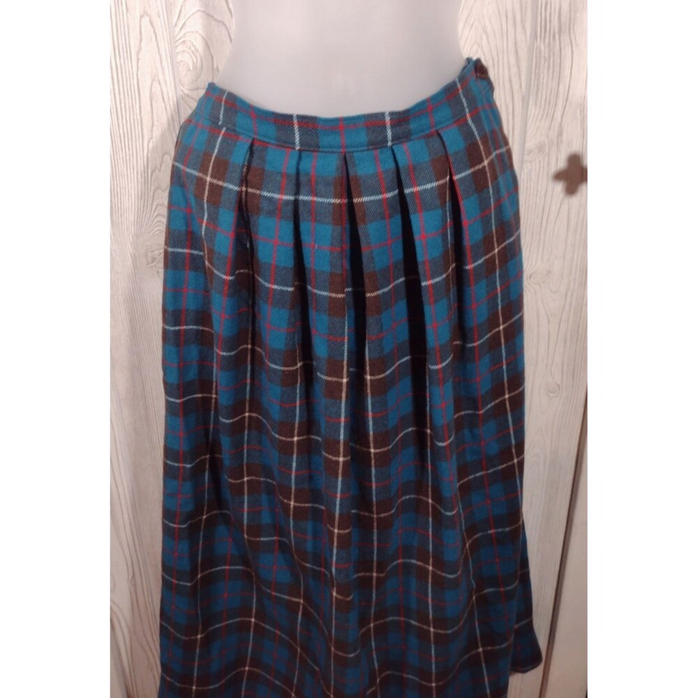 Vintage Pendleton Skirt Authentic Mac Kinnon Hunting Tartan Wool Size 10 USA - Picture 4 of 16